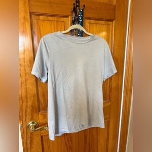 Cotton On Men’s Organic Henley T-Shirt grey Size Large